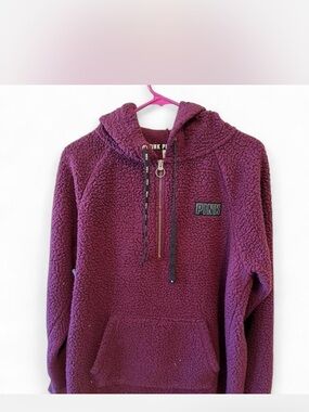Cozycore Y2K Athleisure basic loungewear Victoria‎ Secret Burgundy Sweatshirt